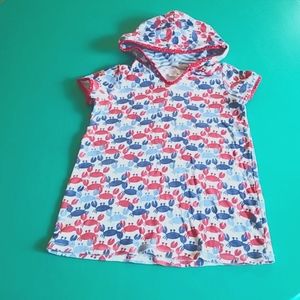Crabby Cotton Coverup! 4T/5T